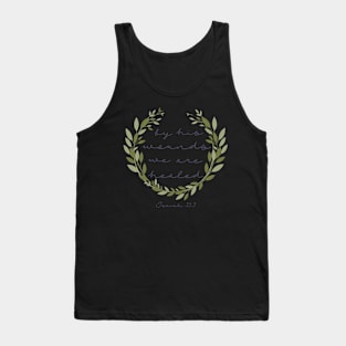 Isaiah 53:5 "By His Wounds..." Tank Top